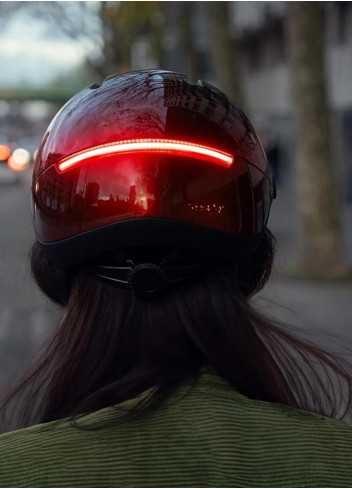Casque lumineux clignotants avec visière - Overade