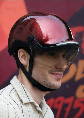 Casque lumineux clignotants avec visière - Overade