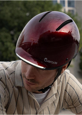 Illuminated bike helmet with blinkers - Overade
