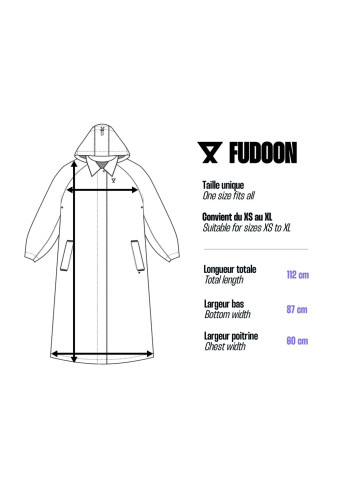 Trenchcoat vélo élégant et technique - Fudoon