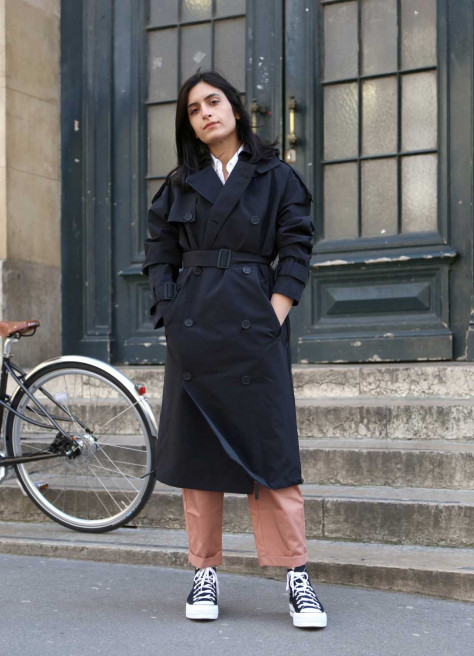 Trench de pluie long vélo - Maium Amsterdam