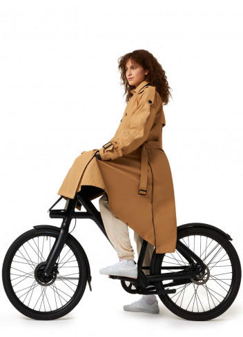 Long waterproof cycling trench coat - Maium Amsterdam