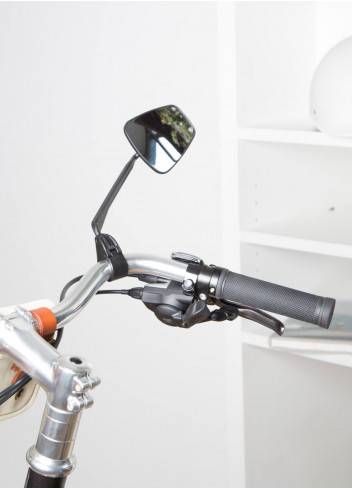 Arkham Retroviseur Velo, Rétroviseur Vélo Rotatif à 360 °, Convient pour  Guidon de 16 à 22 mm, HD Miroir Convexe, Rétroviseurs pour Guidon de Vélo