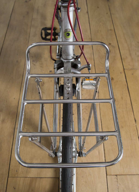 Pelago Rack Avant Aluminium Noir - Porte-Bagages Vélo Léger Et Polyvalent