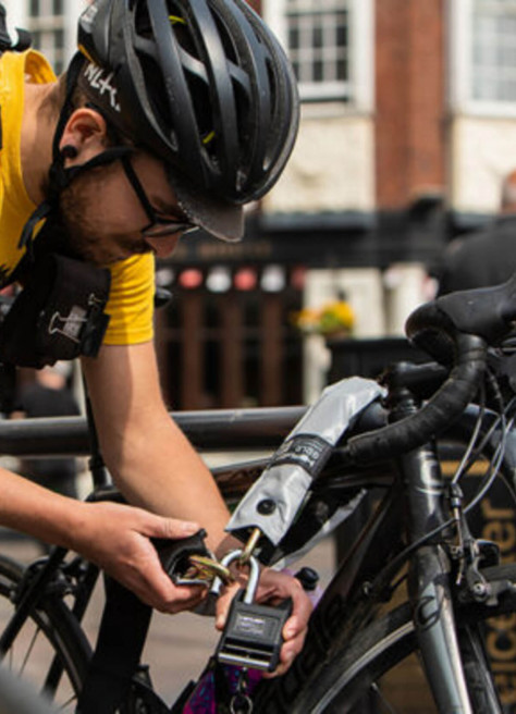 Antivol Chaine vélo portable en ceinture Gold - Hiplok