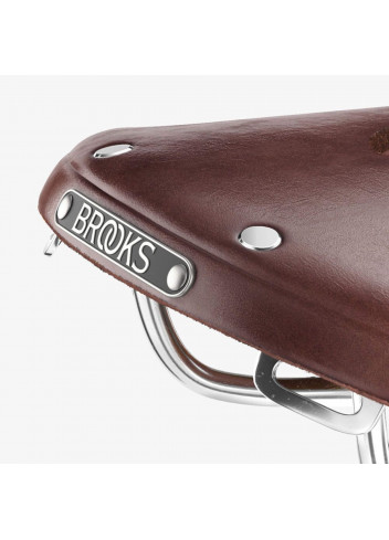 B17 Carved leather bike saddle - Brooks