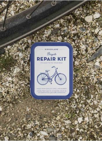 15 Pcs Kit Reparation Velo Patch de Pneu Démonte Pneu de Vélo Valve de Vélo  Trousse Réparation Vélo Portable Kit Crevaison Velo Fa