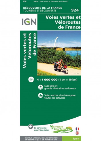 Carte IGN France et régions - Randonnées à vélo
