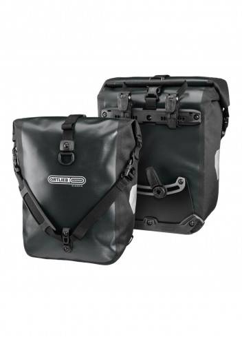 Sacoche Vélo Bikemate Bleu - Simili Cuir - Housse Imperméable - Occasion