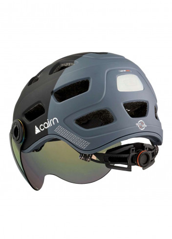 Casque vélo Quartz Visor Led USB - Cairn