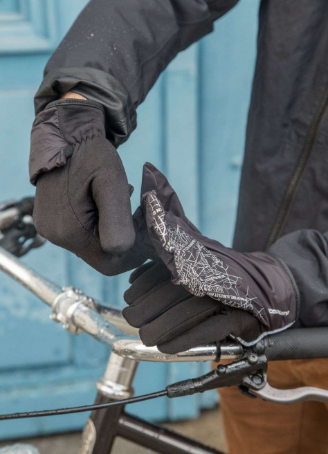 Gants vélo mi-saison imperméables Roadster - Tucano Urbano