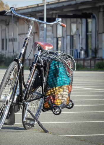 Recycled bicycle luggage trolley - Matlama