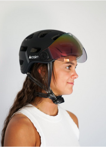 Casque vélo Quartz Visor Led USB - Cairn