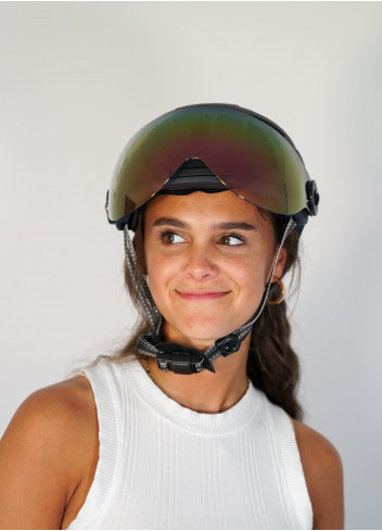 Casque vélo Quartz Visor Led USB - Cairn