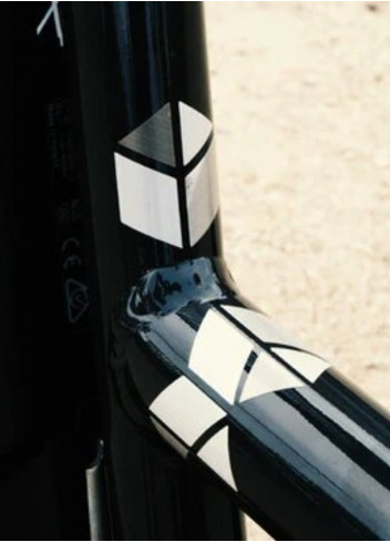 Stickers vélo réfléchissants diamant - Reflective Berlin