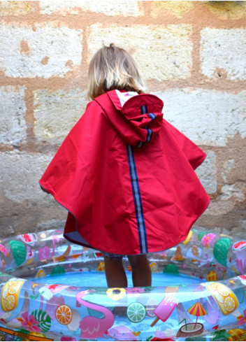 Cape de pluie vélo enfant - Temps des Grenouilles