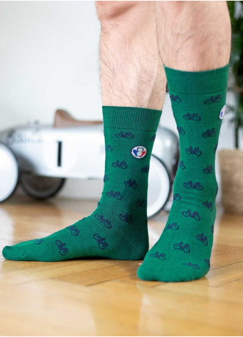 Bicycle socks made in France - Tranquille Émile