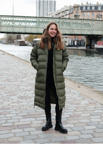 Doudoune vélo longue avec couvre-jambes - Maium