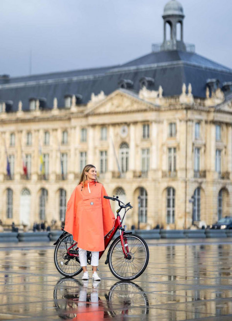 Cape de pluie vélo - Le Temps des Grenouilles