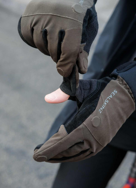 Gants Sports Extérieurs Sealskinz Gants Imperméables Toutes Saisons - 100% étanches - Respirants - Avec Essuie-glace Gants Imperméables Respirants