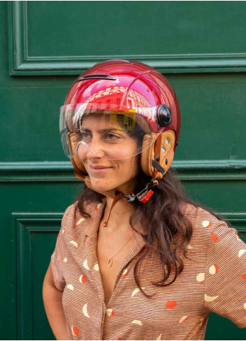 Tandem bicycle helmet with visor - Marko