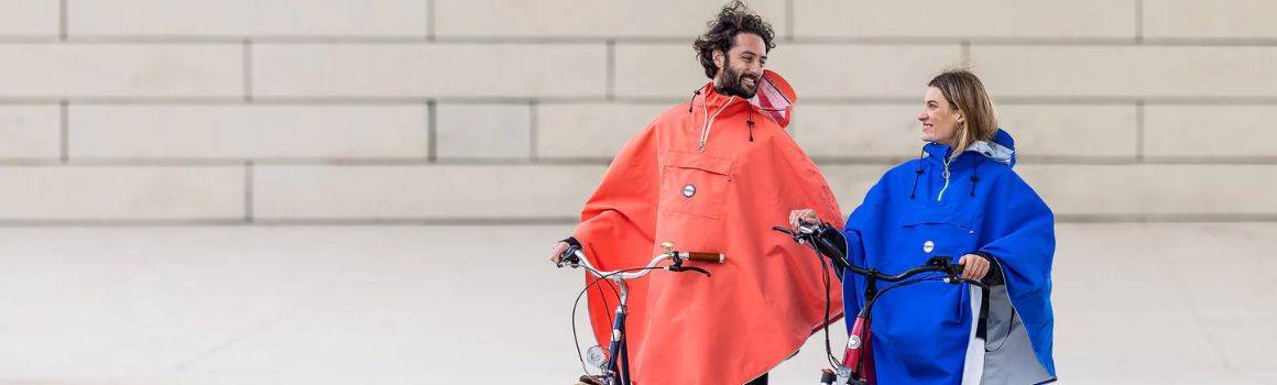 Veste De Pluie Imperméable Unisexe – Coupe-vent Avec Capuche, Manches, Idéale Randonnée, Vélo, Camping