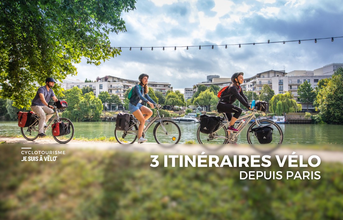 3 itinéraires vélo accessibles depuis Paris